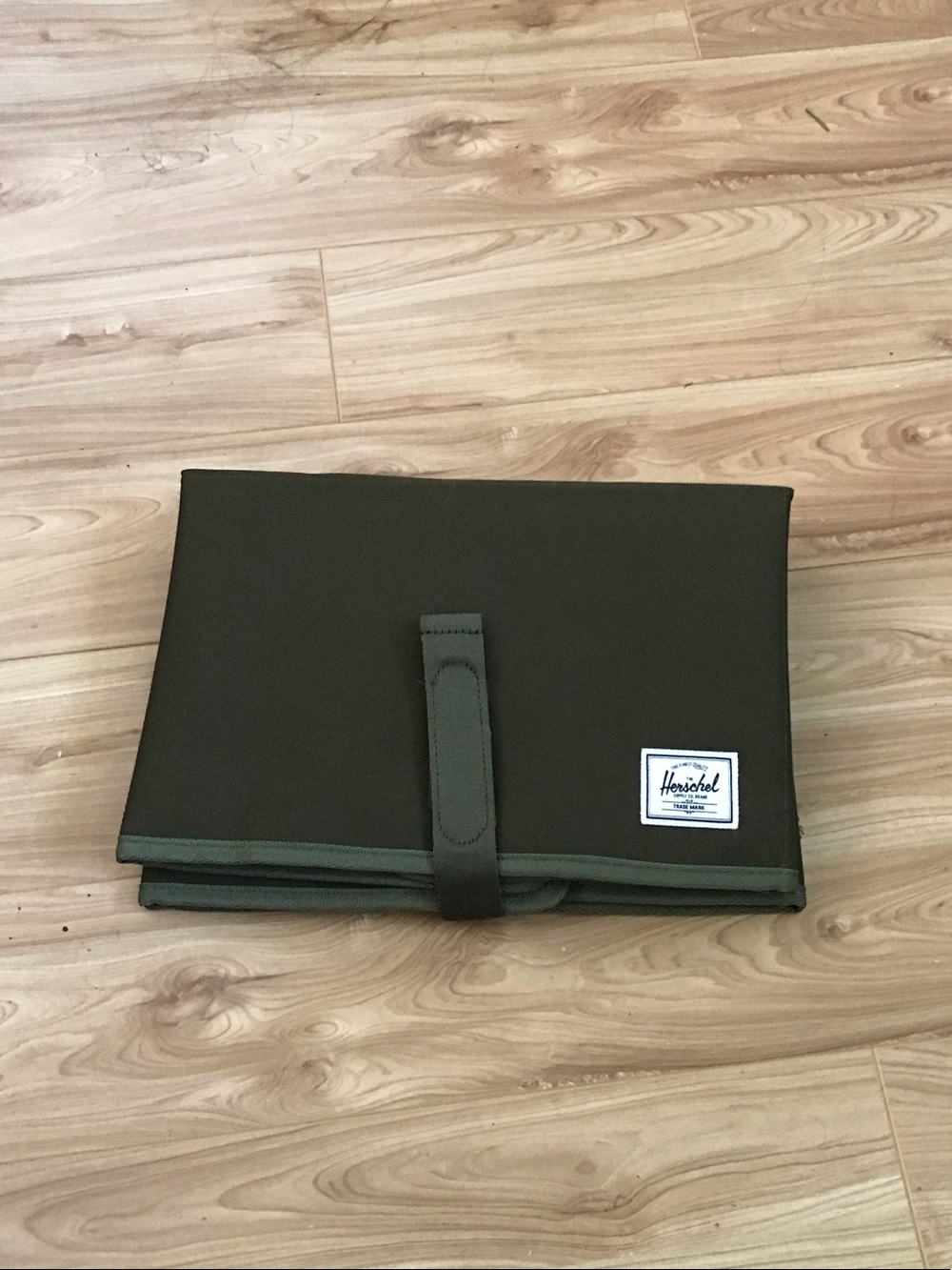 Herschel Supply Company Olive Green Foldable Diaper Change Pad